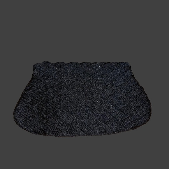 Lauren Merkin Black Sparkle Clutch - Picture 5 of 6